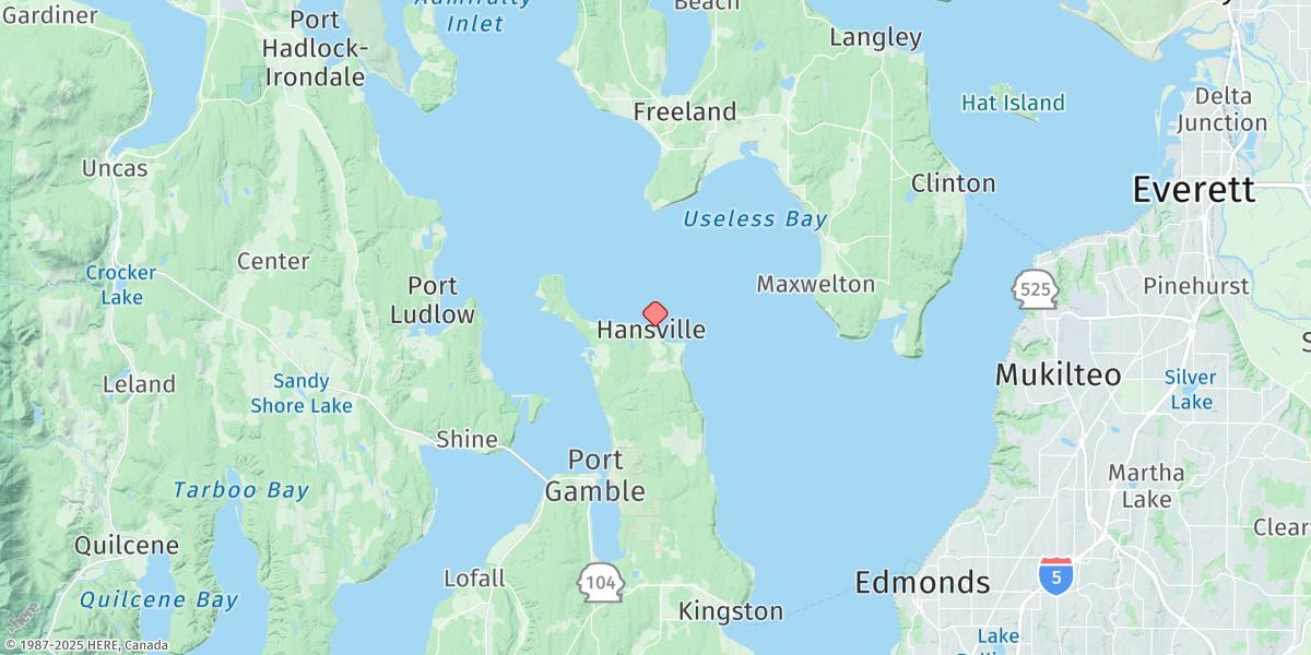 Map of Hansville