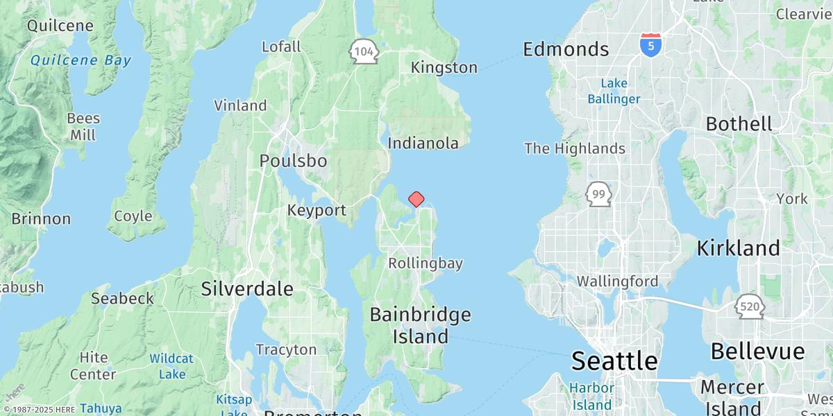 Map of Port Madison