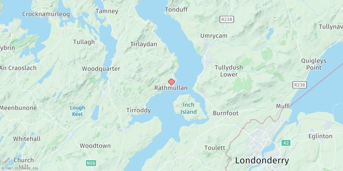 Map of Rathmullan