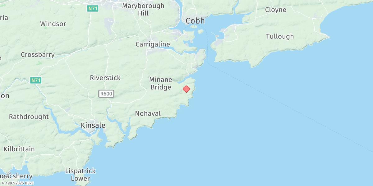 Map of Roberts Cove