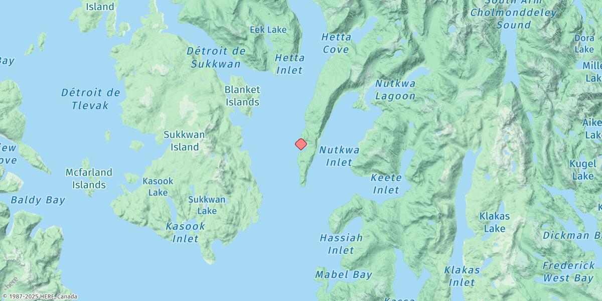 Map of Mud Bay