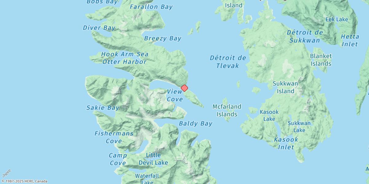 Map of View Cove