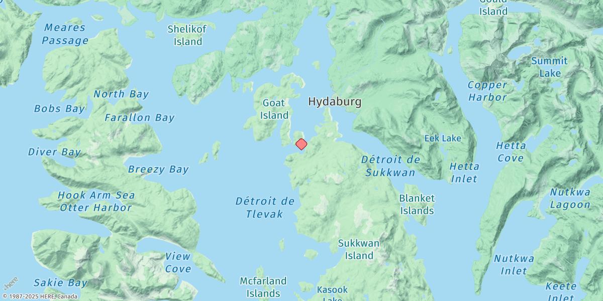 Map of South Pass, Sukkwan Strait