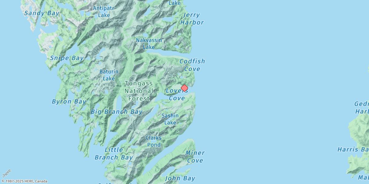 Map of Port Walter, Baranof Island