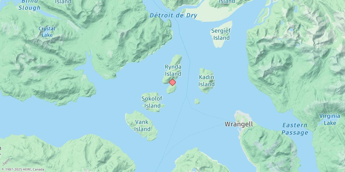 Map of Greys Island