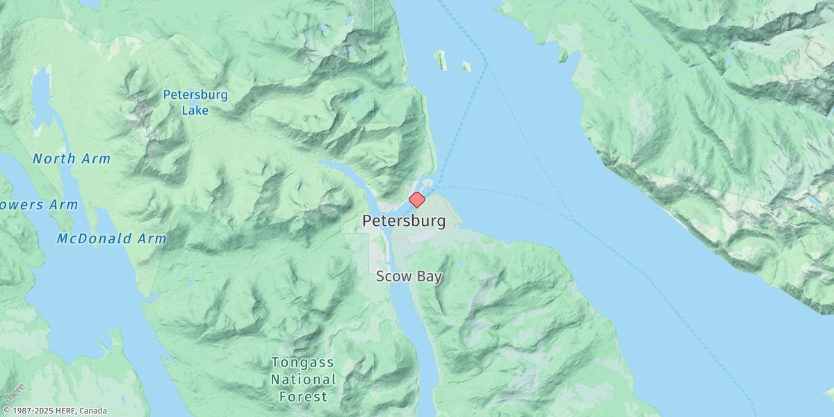 Map of Petersburg