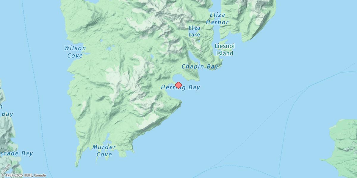 Map of Herring Bay