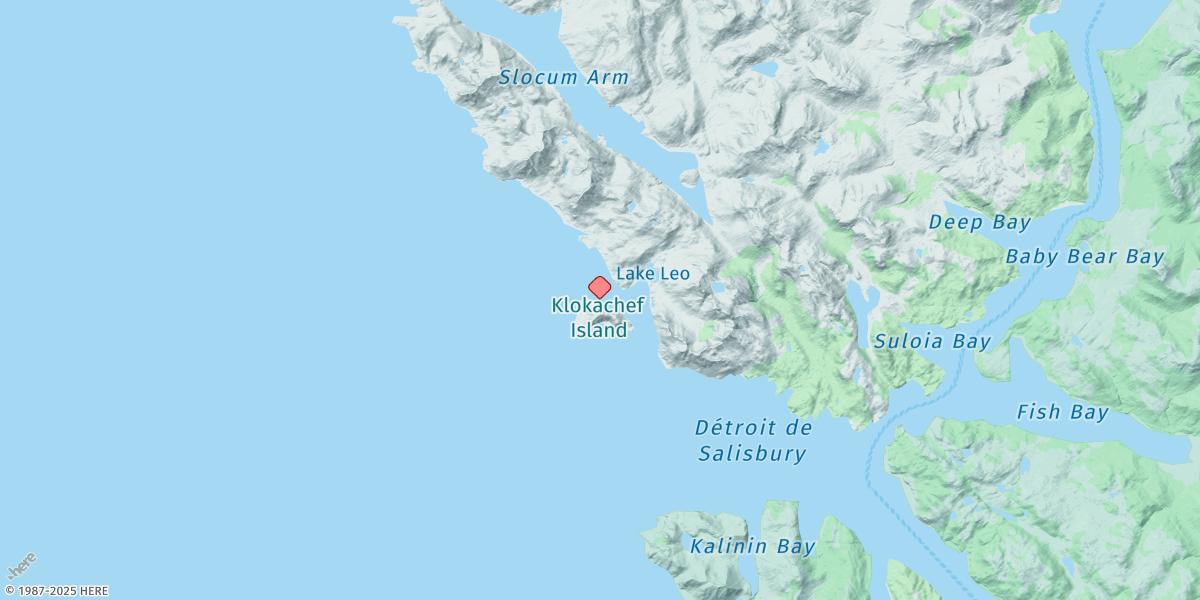 Map of Klokachef Island