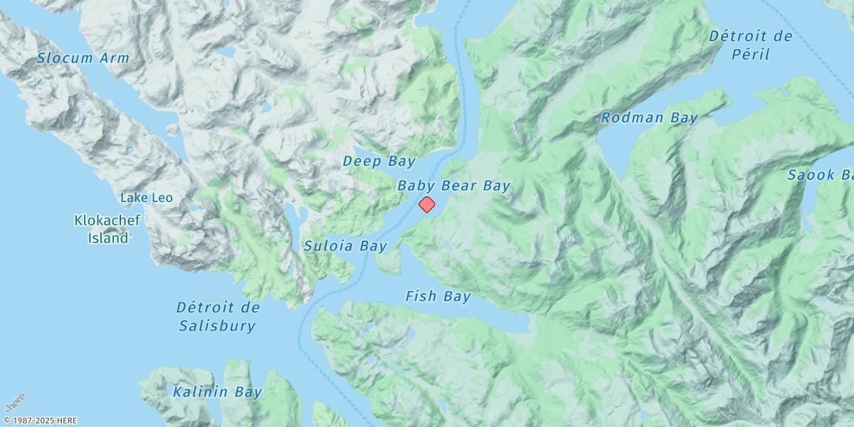Map of Bear Bay