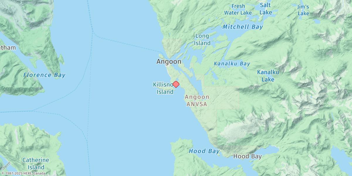 Map of Killisnoo