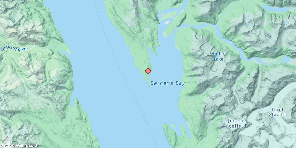 Map of Cove Point, Berner's Bay