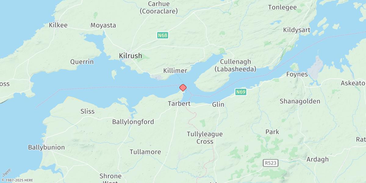 Map of Tarbert Islands