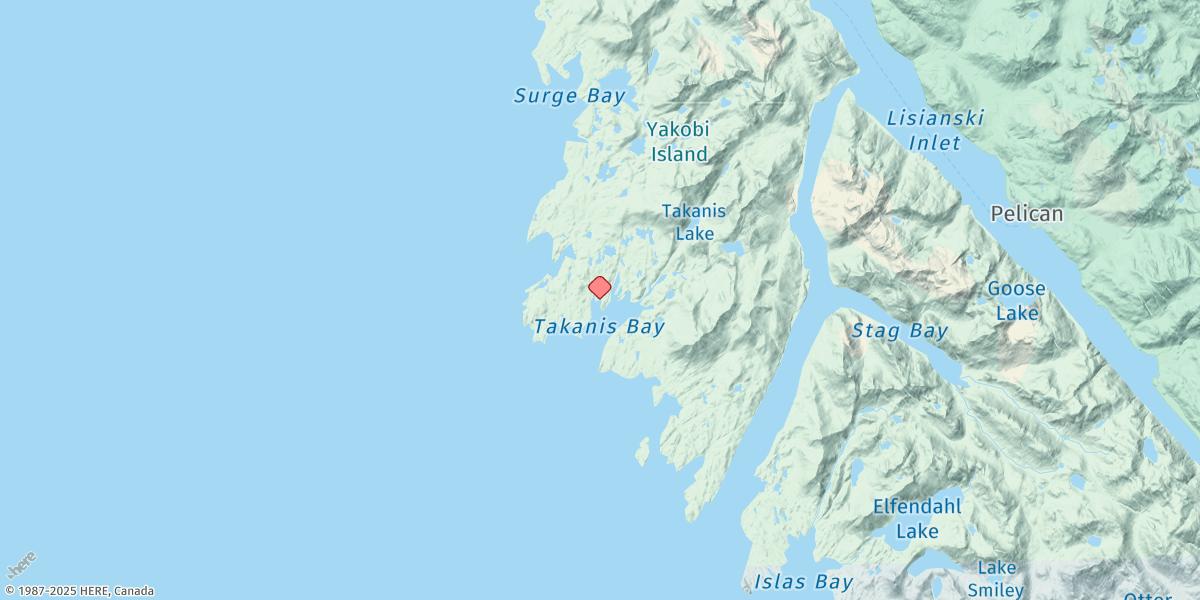 Map of Takanis Bay