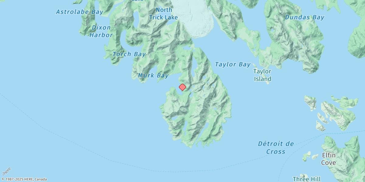 Map of Graves Harbor