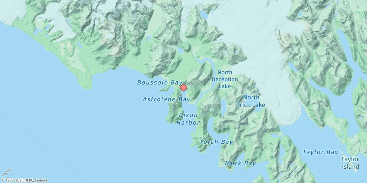 Map of Dixon Harbor, Alaska (2)
