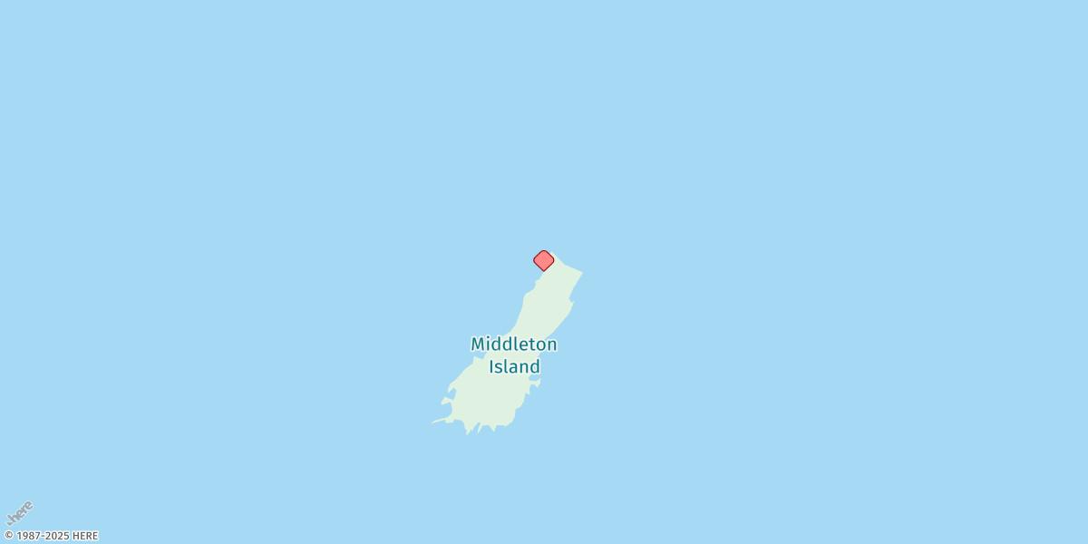 Map of Middleton Island (North End)