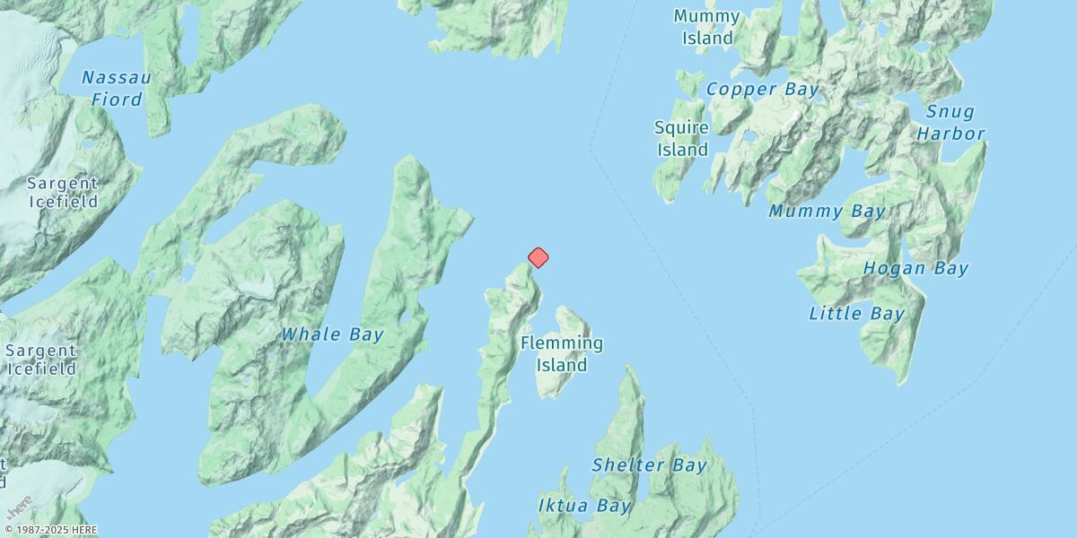 Map of Bainbridge Point, Bainbridge Island