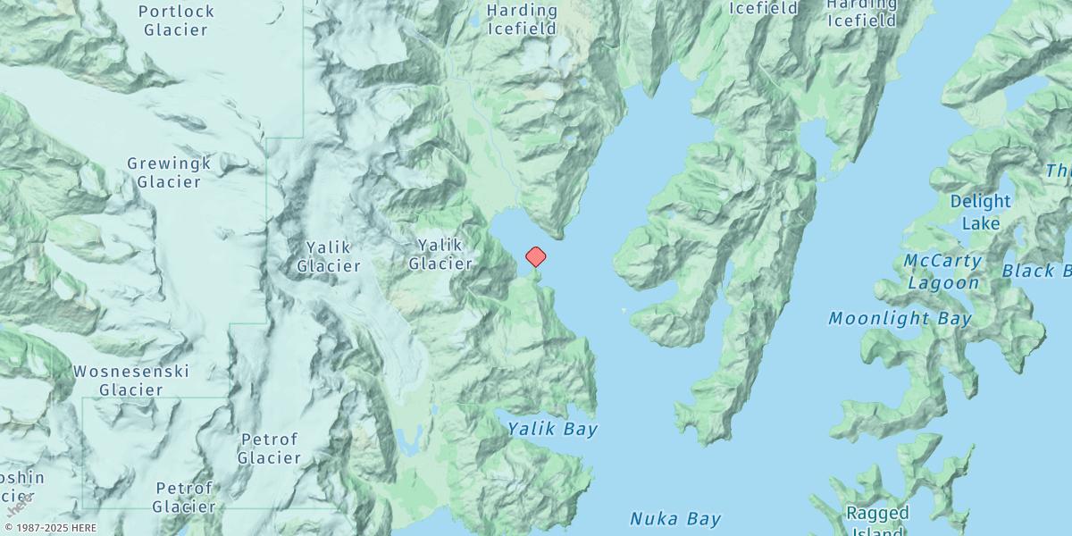 Map of Beauty Bay, Nuka Bay