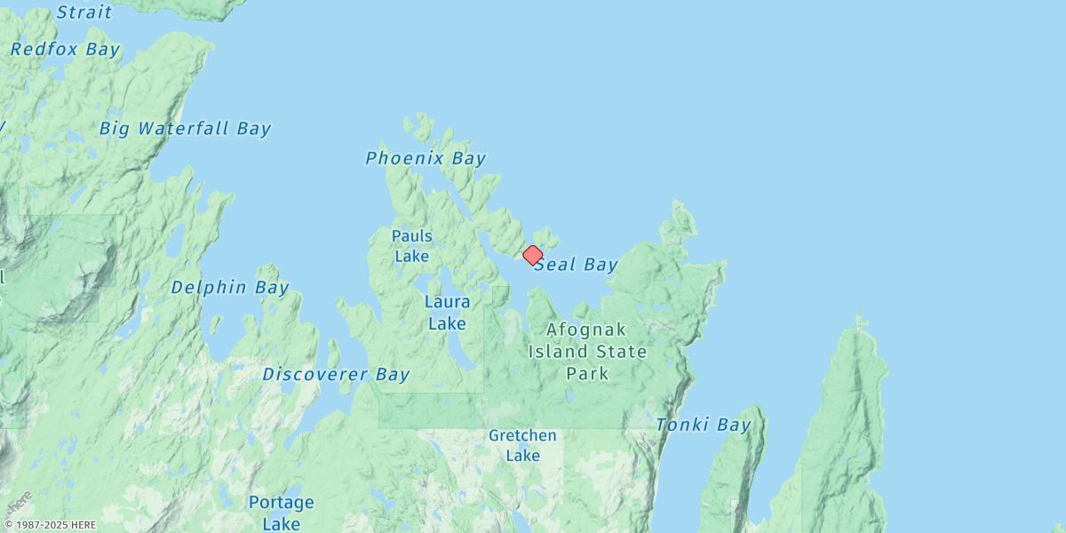 Map of Seal Bay