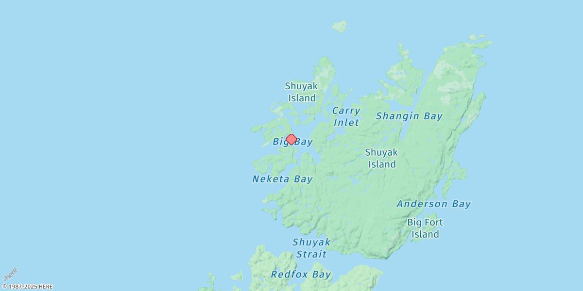 Map of Big Bay