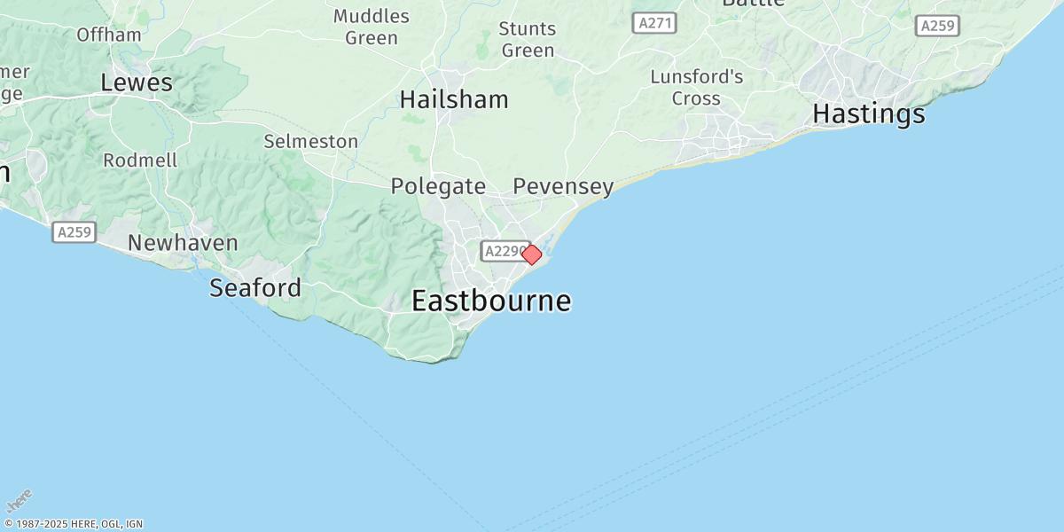 Map of Sovereign Harbour
