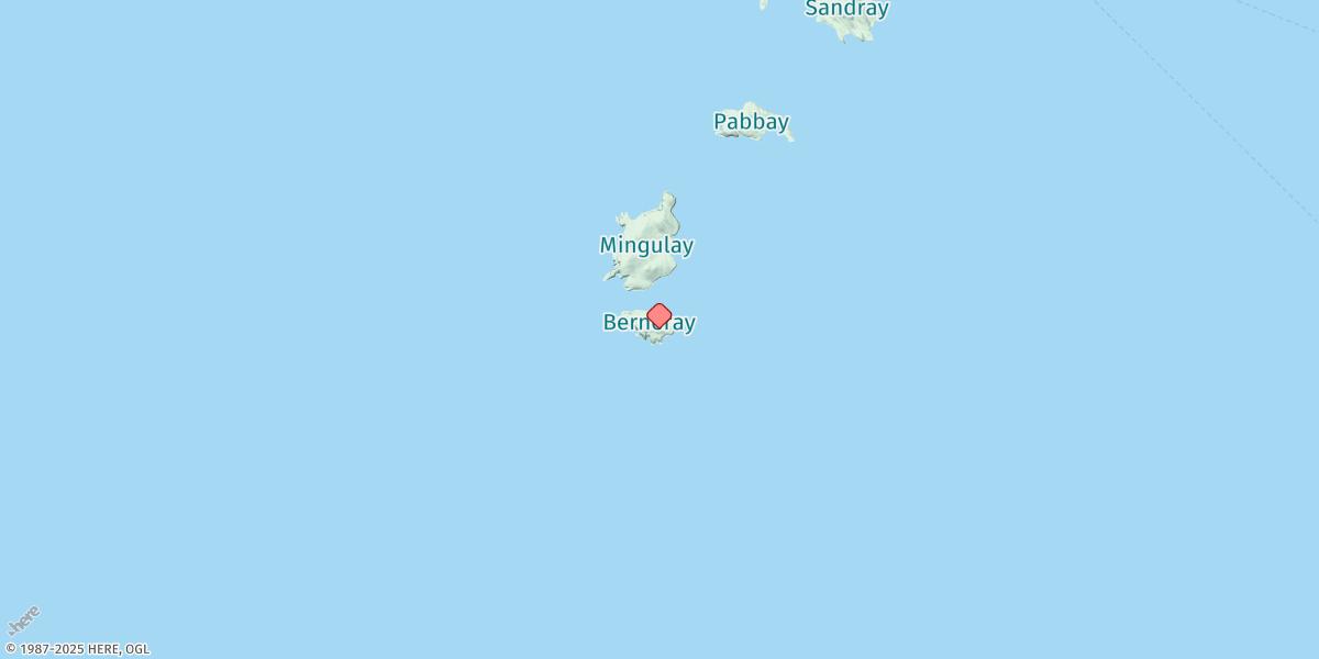 Map of Barra Head