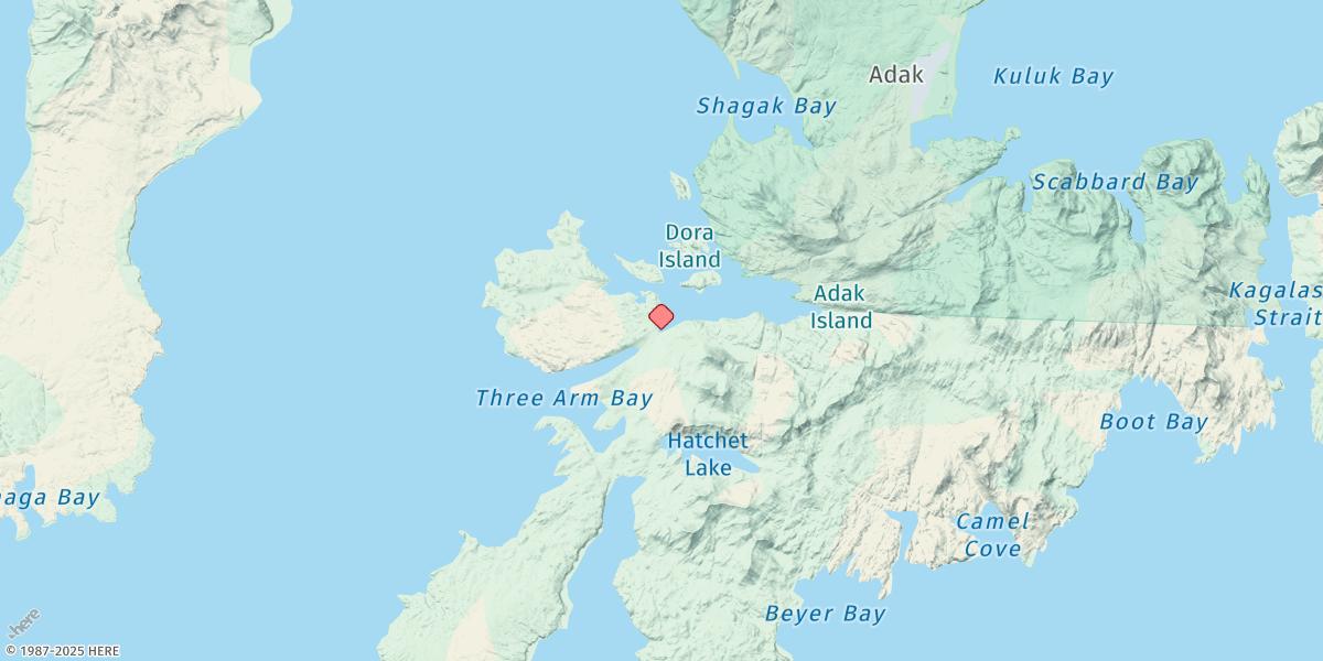Map of Unalga Bight