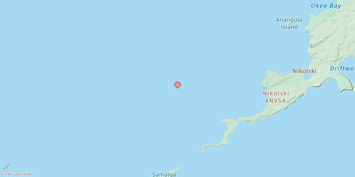 Map of Adugak Island