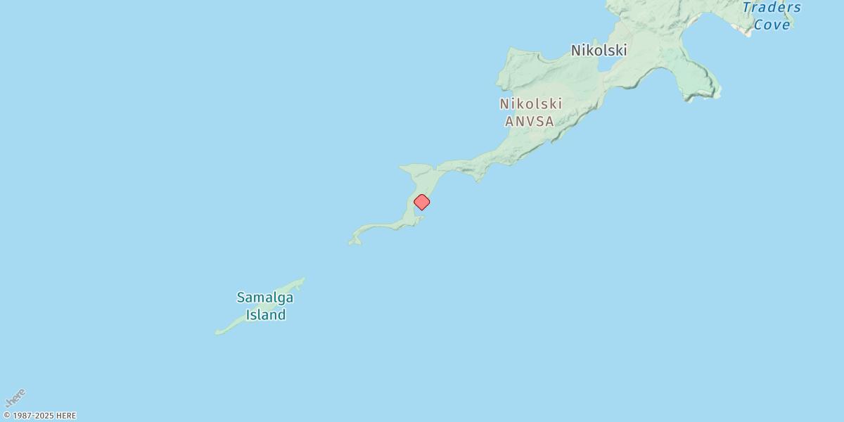Map of Cape Sagak