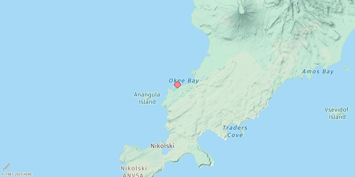 Map of Okee Bay