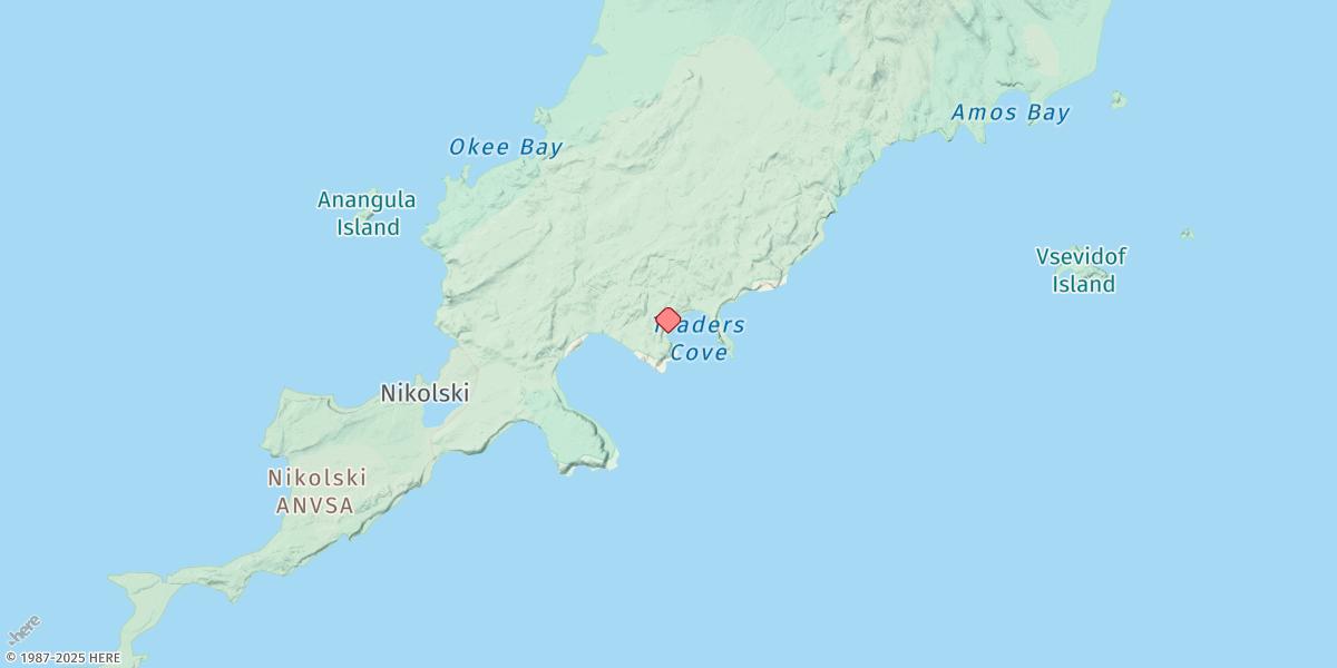 Map of Driftwood Bay