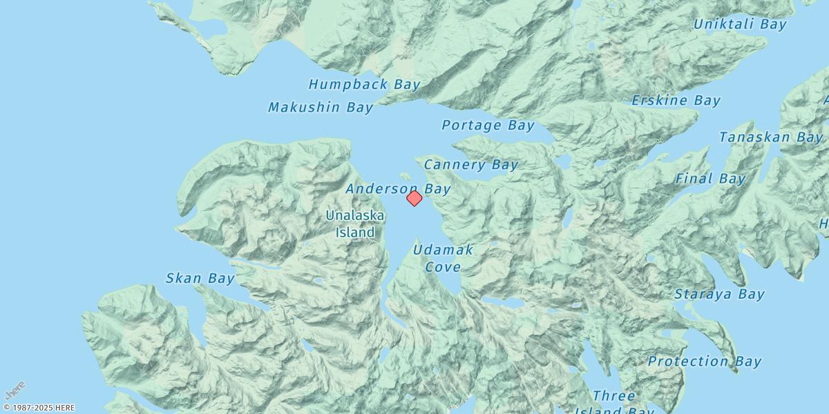 Map of Anderson Bay