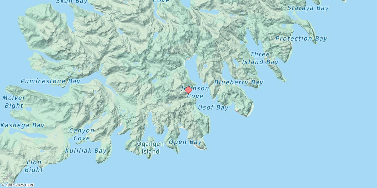 Map of Usof Bay