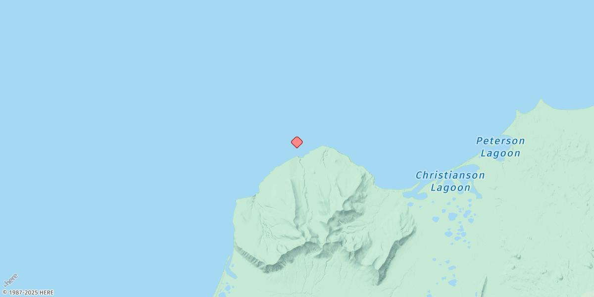 Map of Cape Mordvinof