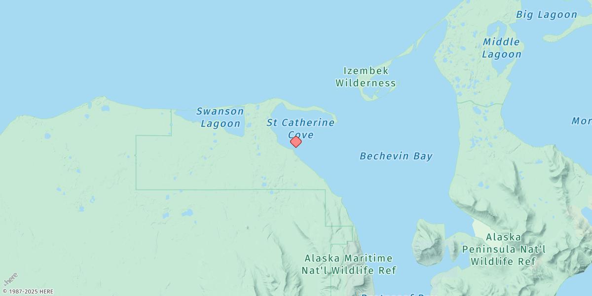 Map of St. Catherine Cove