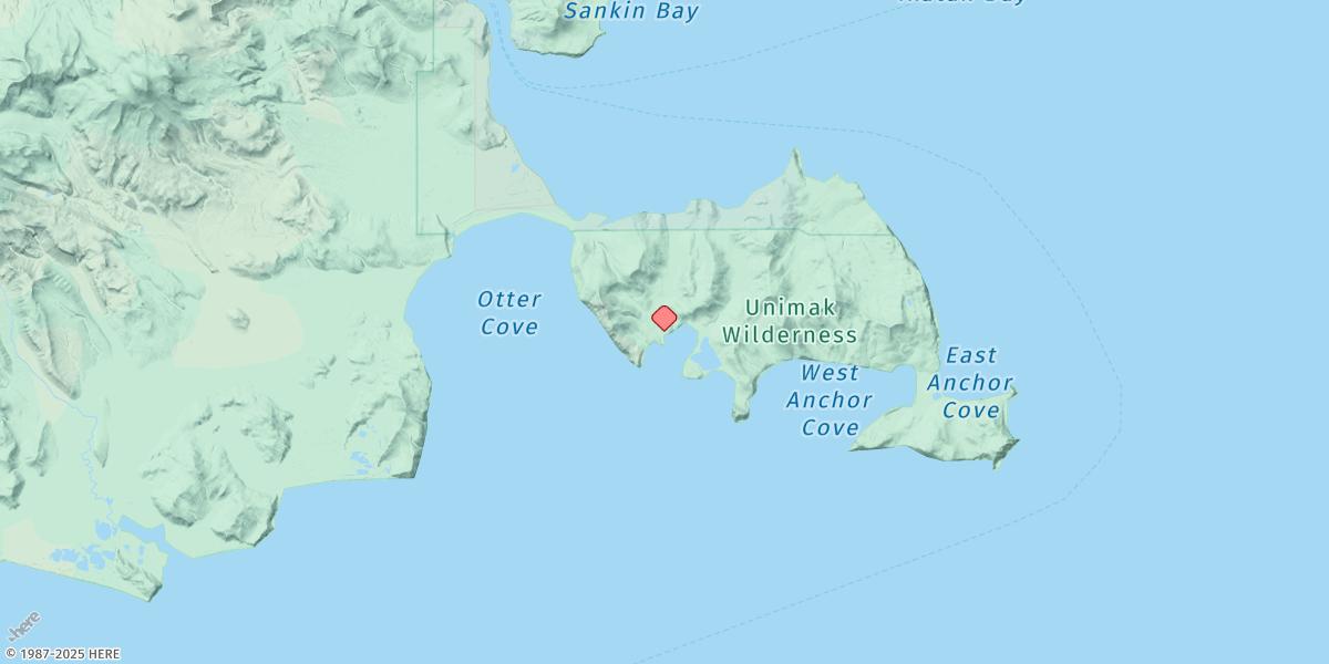 Map of Dora Harbor