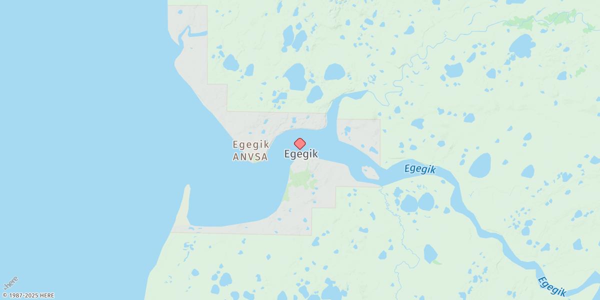 Map of Egegik