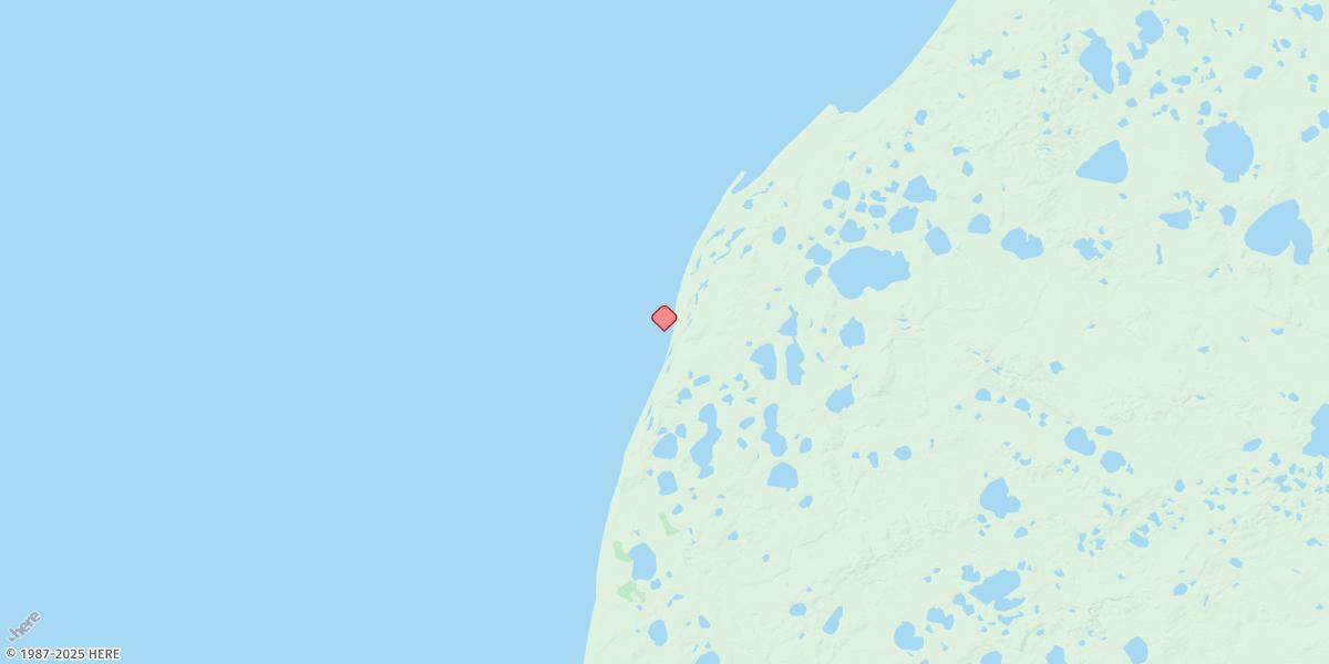 Map of Middle Bluff, Kvichak Bay