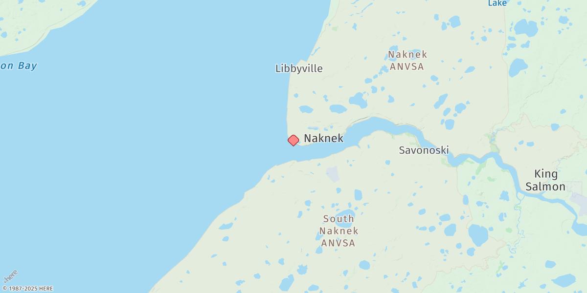 Map of Naknek River Entrance, Kvichak B