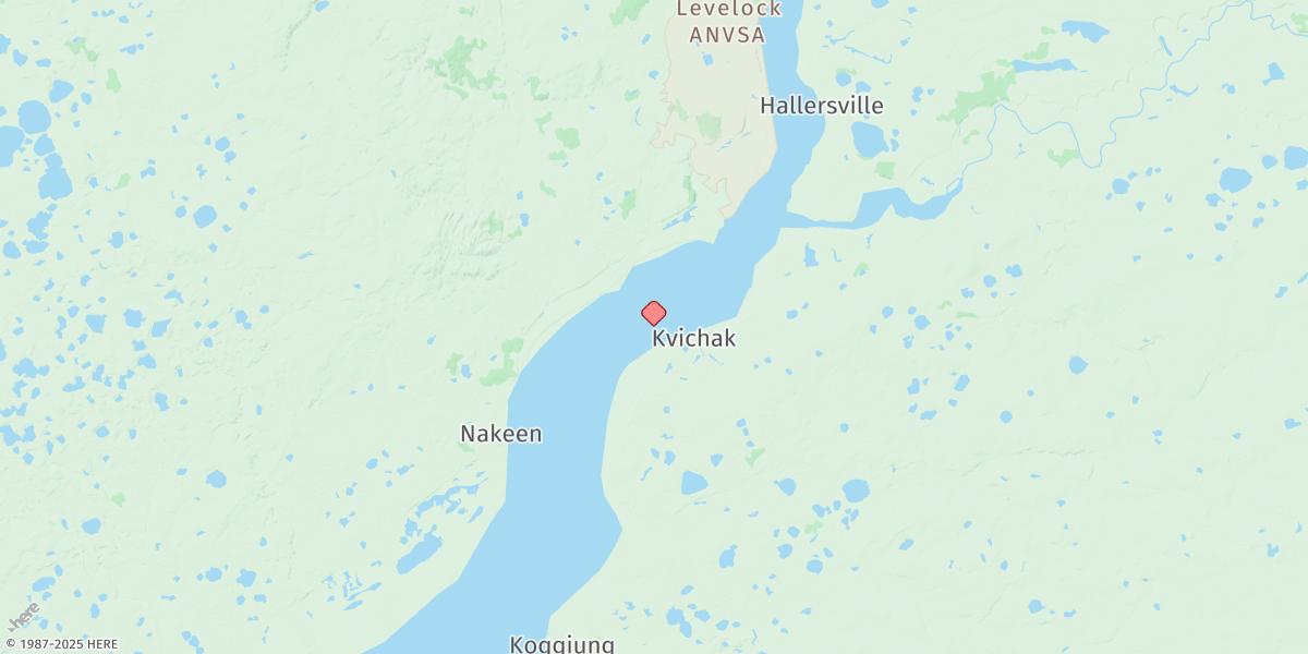 Map of Kvichak