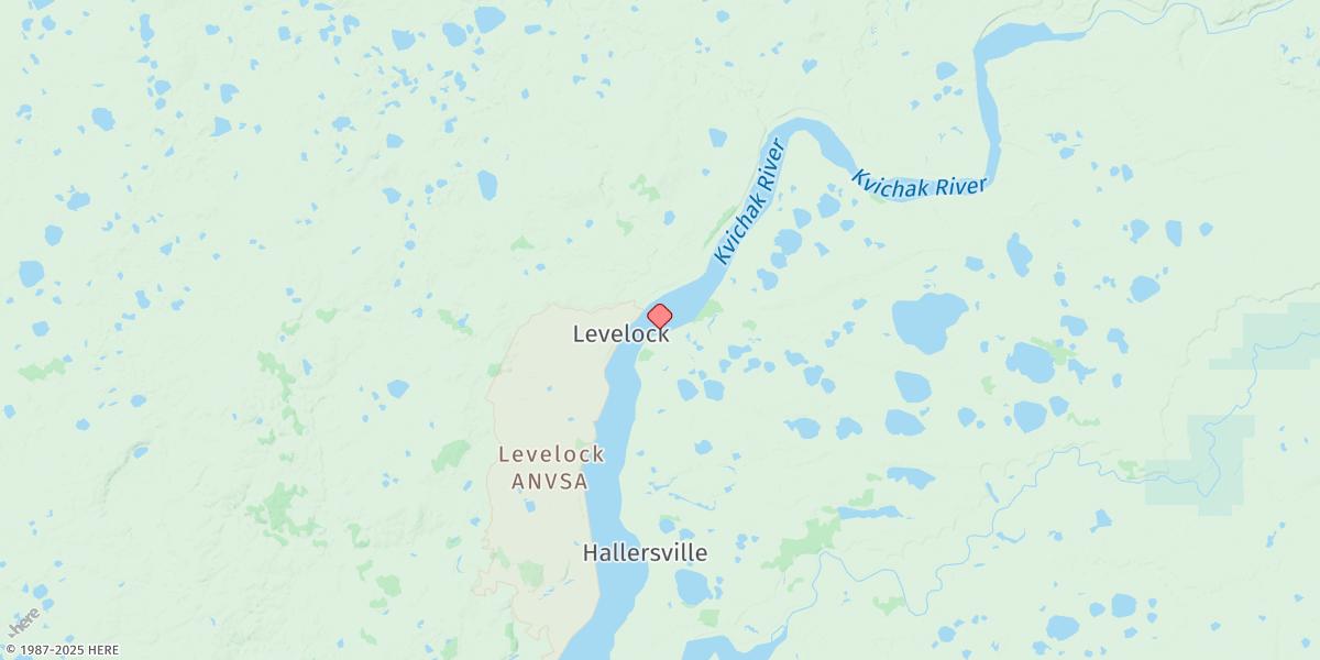 Map of Levelock
