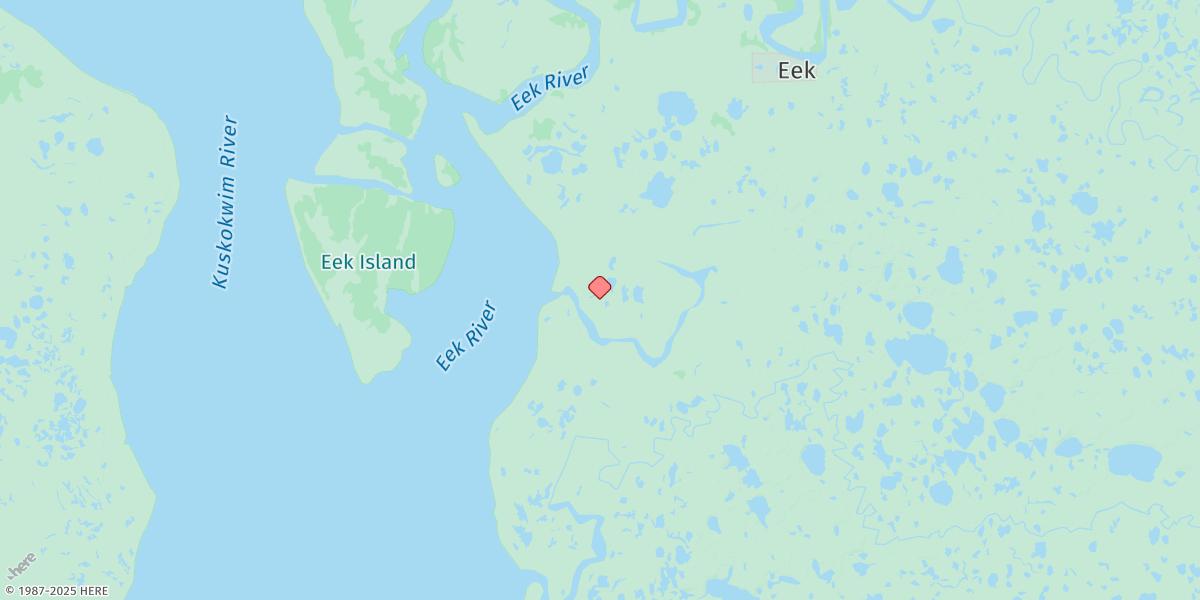 Map of Apokak Creek Entrance