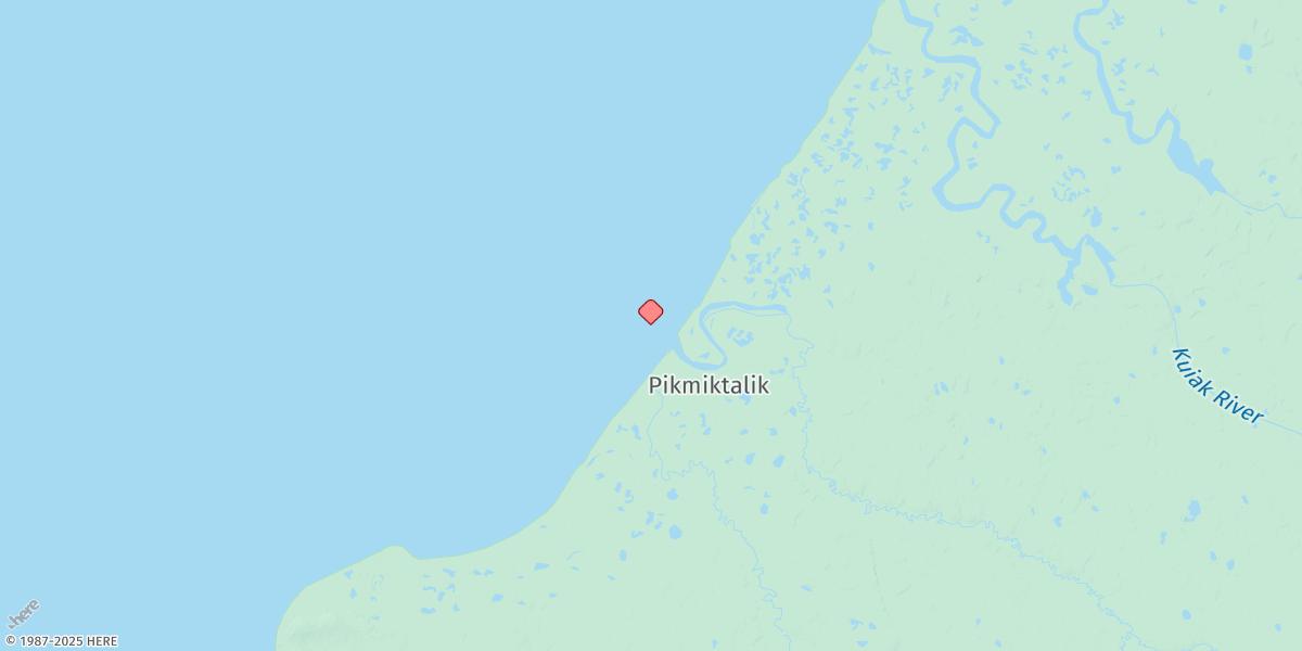 Map of Pikmiktalik River Entrance