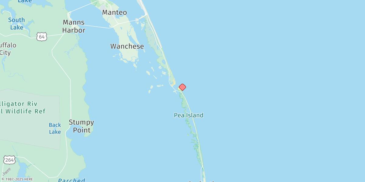 Map of Oregon Inlet