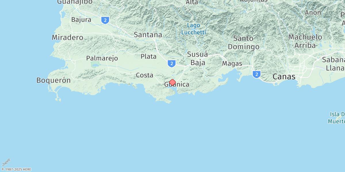 Map of Guanica