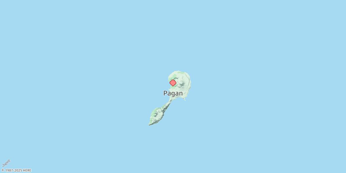 Map of Pagan Island