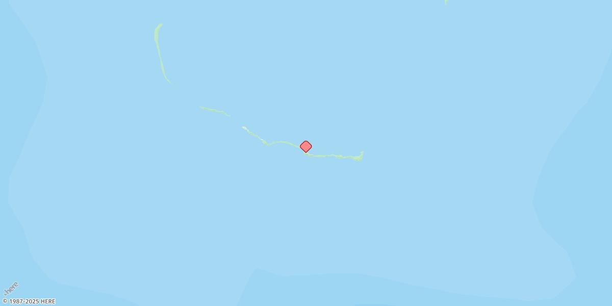 Map of Ailinglapalap Atoll