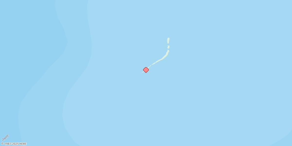Map of Taongi Atoll