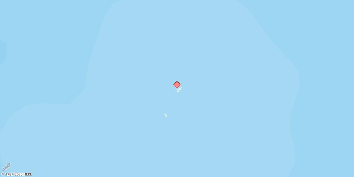 Map of Bikar (Dawson) Atoll