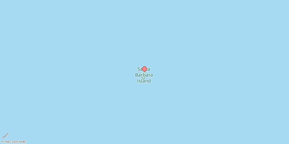 Map of Santa Barbara Island
